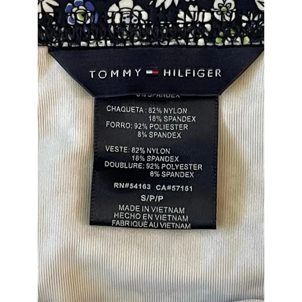 NWT Tommy Hilfiger Womens Floral Swim Bikini Small